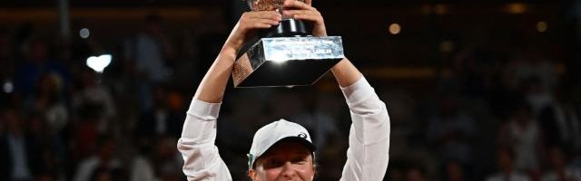 v体育-斯瓦泰克三年两夺法网 连串数据展现统治级实力？