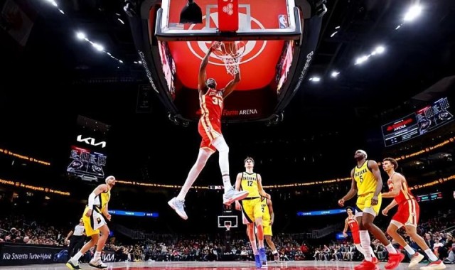 v站体育-在湖人没打出来，但内线新星加盟老鹰后立刻打出了亮眼的表现？